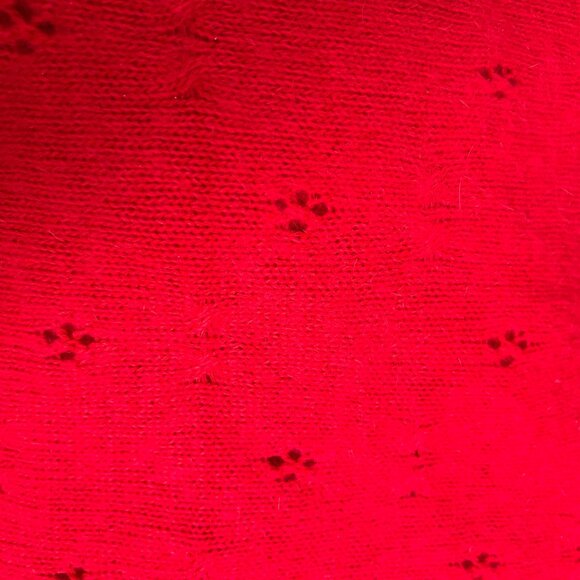 Vintage Lambs Wool Angora Pointelle Sweater Slouchy Oversized Old Money Parisian - Picture 7 of 8